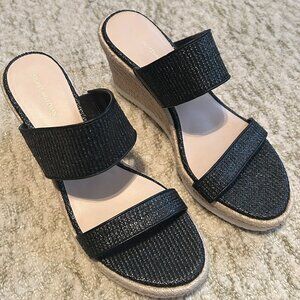 Stuart Weitzman MYKONOS TWO-STRAP WEDGE